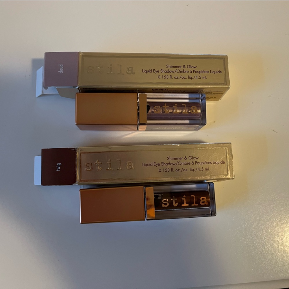 New Stila Shimmer & Glow Liquid Eyeshadow Twig & Cloud